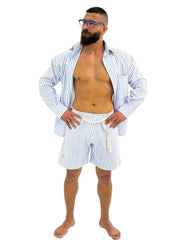 Como linen wide Shorts