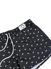 short patterned swimming trunk