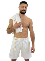 Como linen wide Shorts