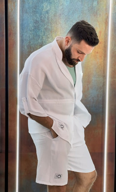 Basic linen Shorts Men