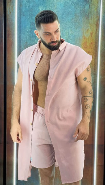Basic linen Shorts Men
