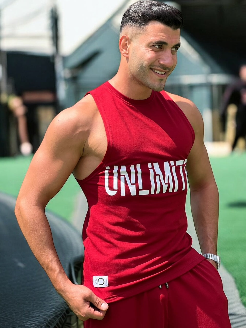 training sleeveless top