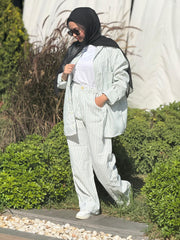 striped linen pants